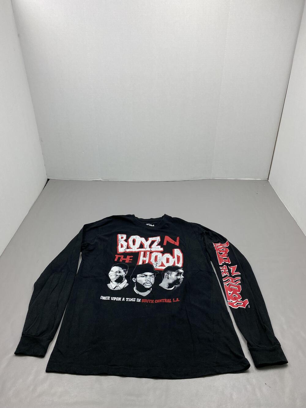 Philcos Boyz N The Hood Shirt Mens L Black Long Sleeve Movie Graphic Print